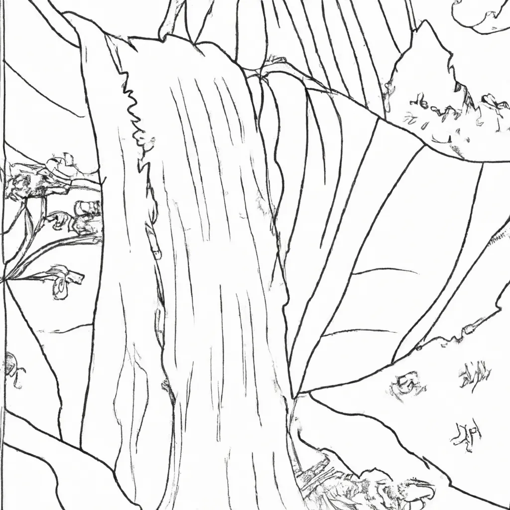 No Ritmo Da Natureza: Desenhos De Cachoeiras Para Colorir 23 No Ritmo Da Natureza: Desenhos De Cachoeiras Para Colorir 22