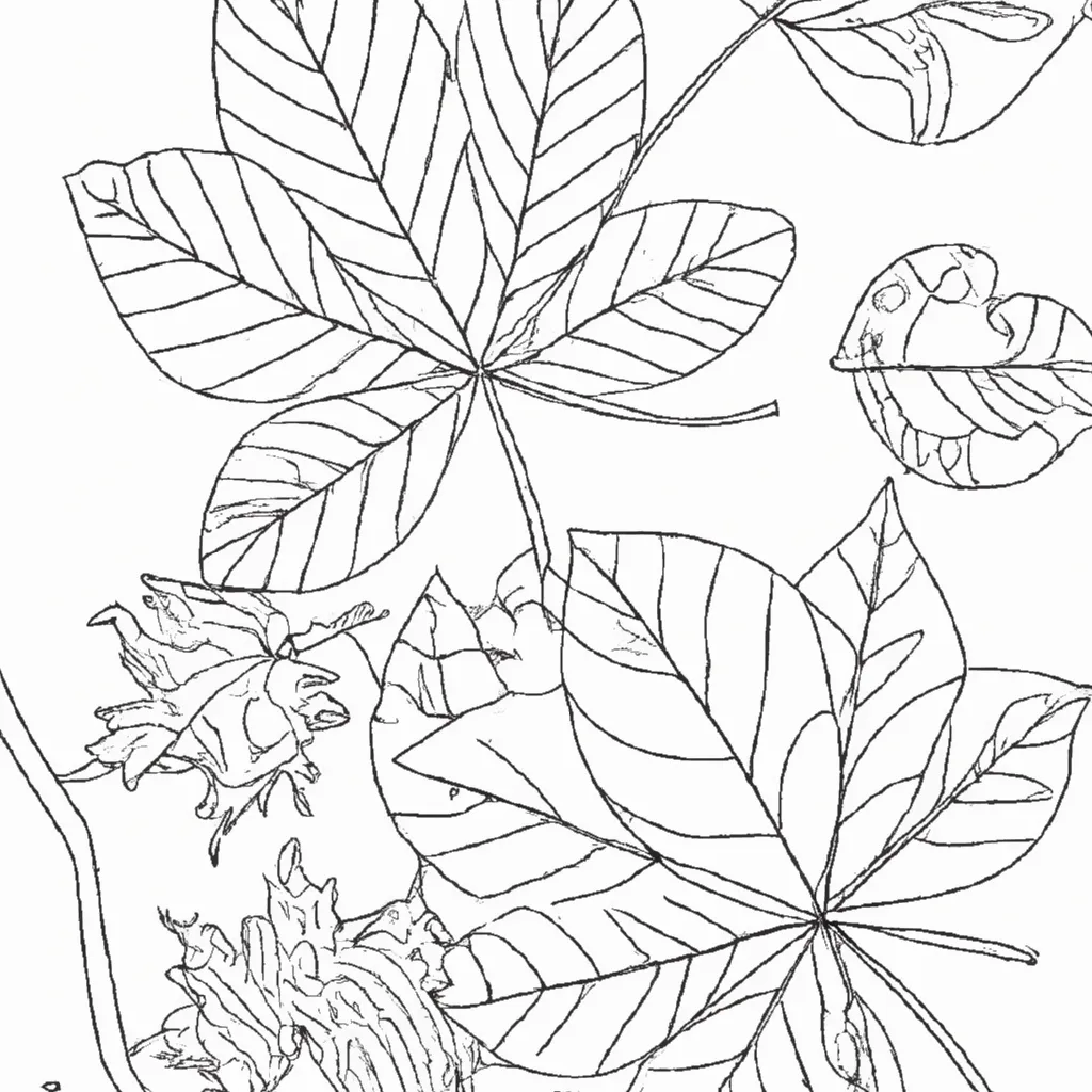 A Magia Do Outono: Desenhos De Folhas Caídas Para Colorir 4