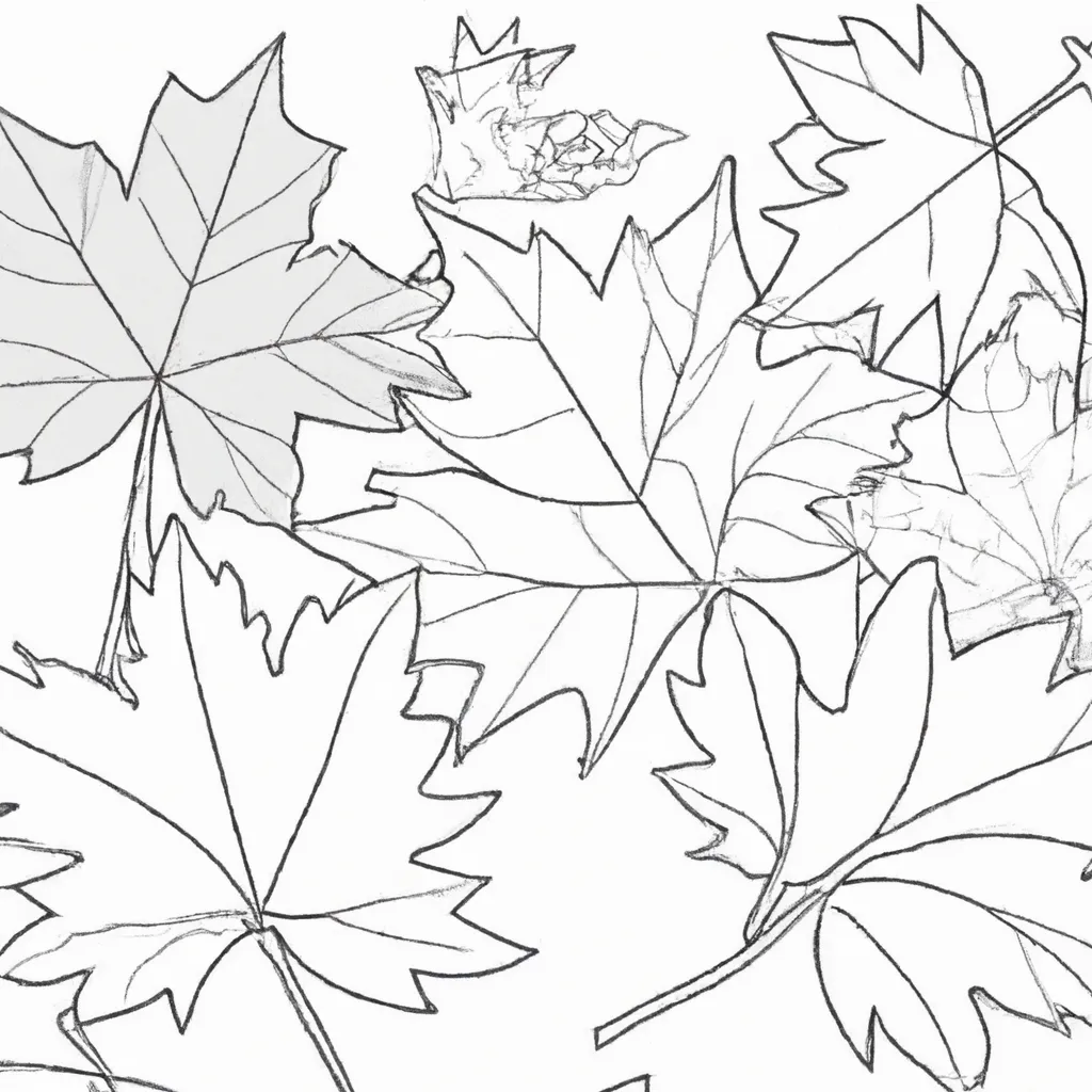 A Magia Do Outono: Desenhos De Folhas Caídas Para Colorir 18