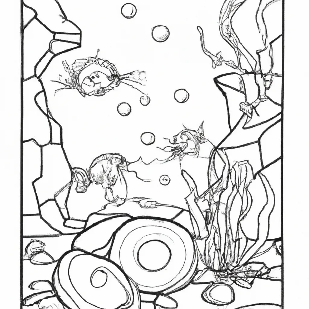 Desvende O Fundo Do Mar: Desenhos Marinhos Para Colorir 8