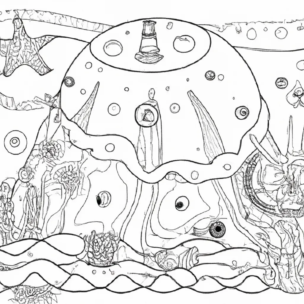 Desvende O Fundo Do Mar: Desenhos Marinhos Para Colorir 10