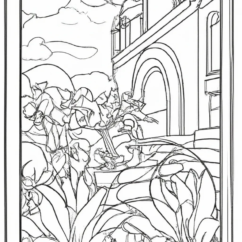 Seja Um Artista: Dicas E Desenhos De Jardins Para Colorir 7 Seja Um Artista: Dicas E Desenhos De Jardins Para Colorir 6