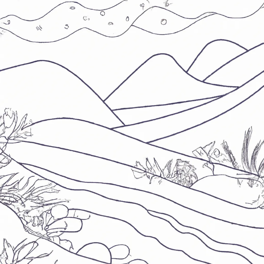 Maravilhas Do Inverno: Desenhos De Paisagens Nevadas Para Colorir 8