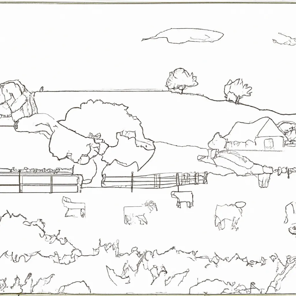 Paisagens Do Campo: Desenhos De Fazendas E Pastos Para Colorir 11 Paisagens Do Campo: Desenhos De Fazendas E Pastos Para Colorir 10