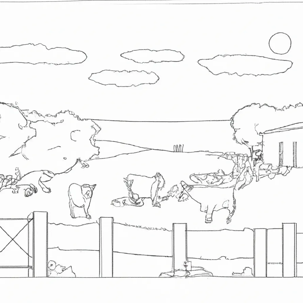 Paisagens Do Campo: Desenhos De Fazendas E Pastos Para Colorir 29 Paisagens Do Campo: Desenhos De Fazendas E Pastos Para Colorir 28