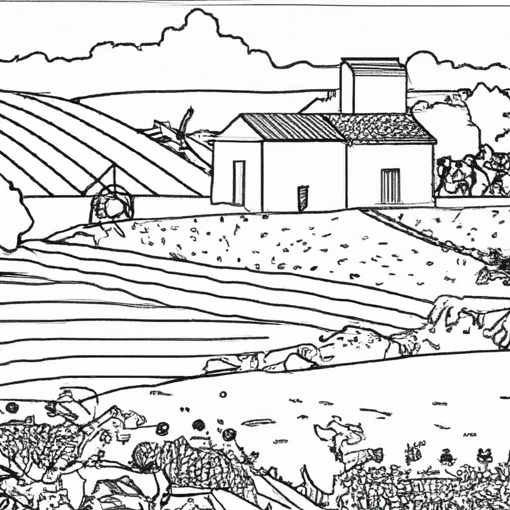 Paisagens Do Campo: Desenhos De Fazendas E Pastos Para Colorir 13 Paisagens Do Campo: Desenhos De Fazendas E Pastos Para Colorir 12