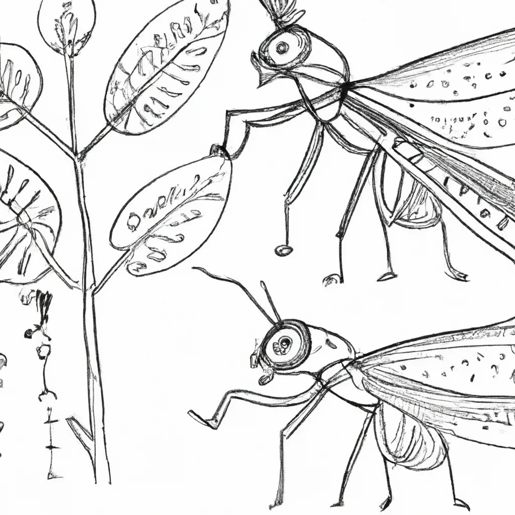 Traços Da Natureza: Desenhos De Insetos Para Colorir