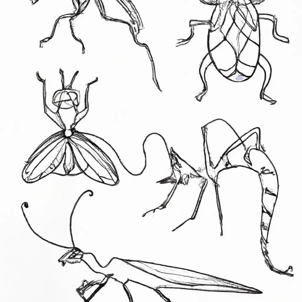 Traços Da Natureza: Desenhos De Insetos Para Colorir 18