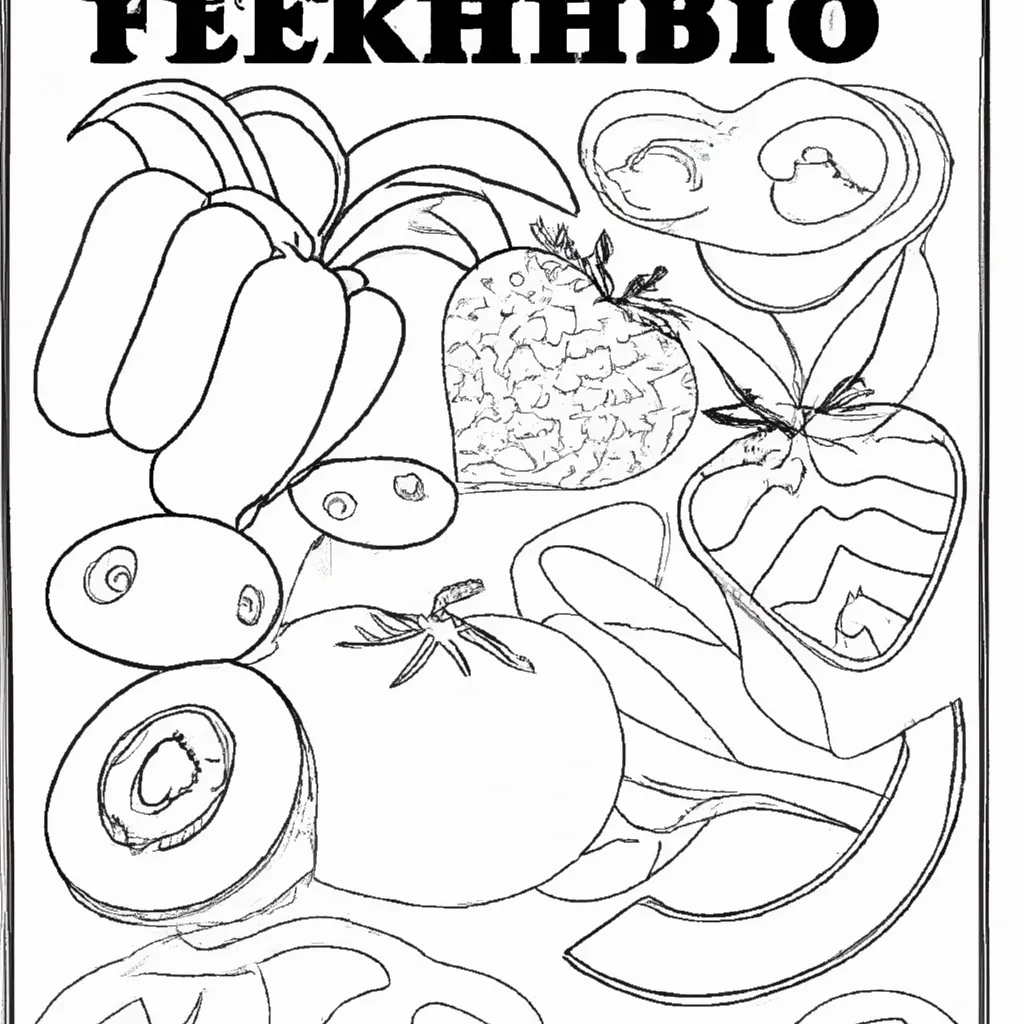 O Poder Da Cor: Desenhos De Frutas E Legumes Para Colorir 1 O Poder Da Cor: Desenhos De Frutas E Legumes Para Colorir