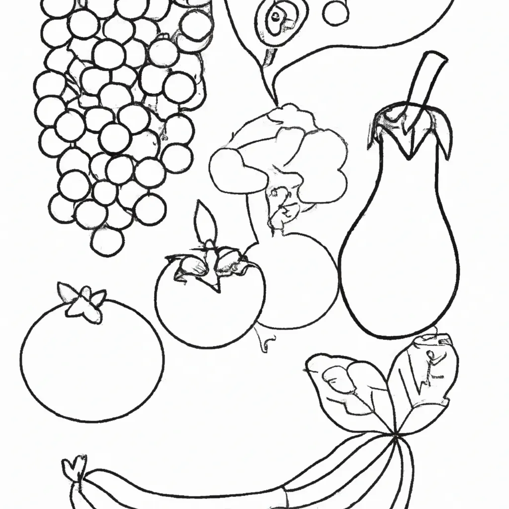 O Poder Da Cor: Desenhos De Frutas E Legumes Para Colorir 5 O Poder Da Cor: Desenhos De Frutas E Legumes Para Colorir 4