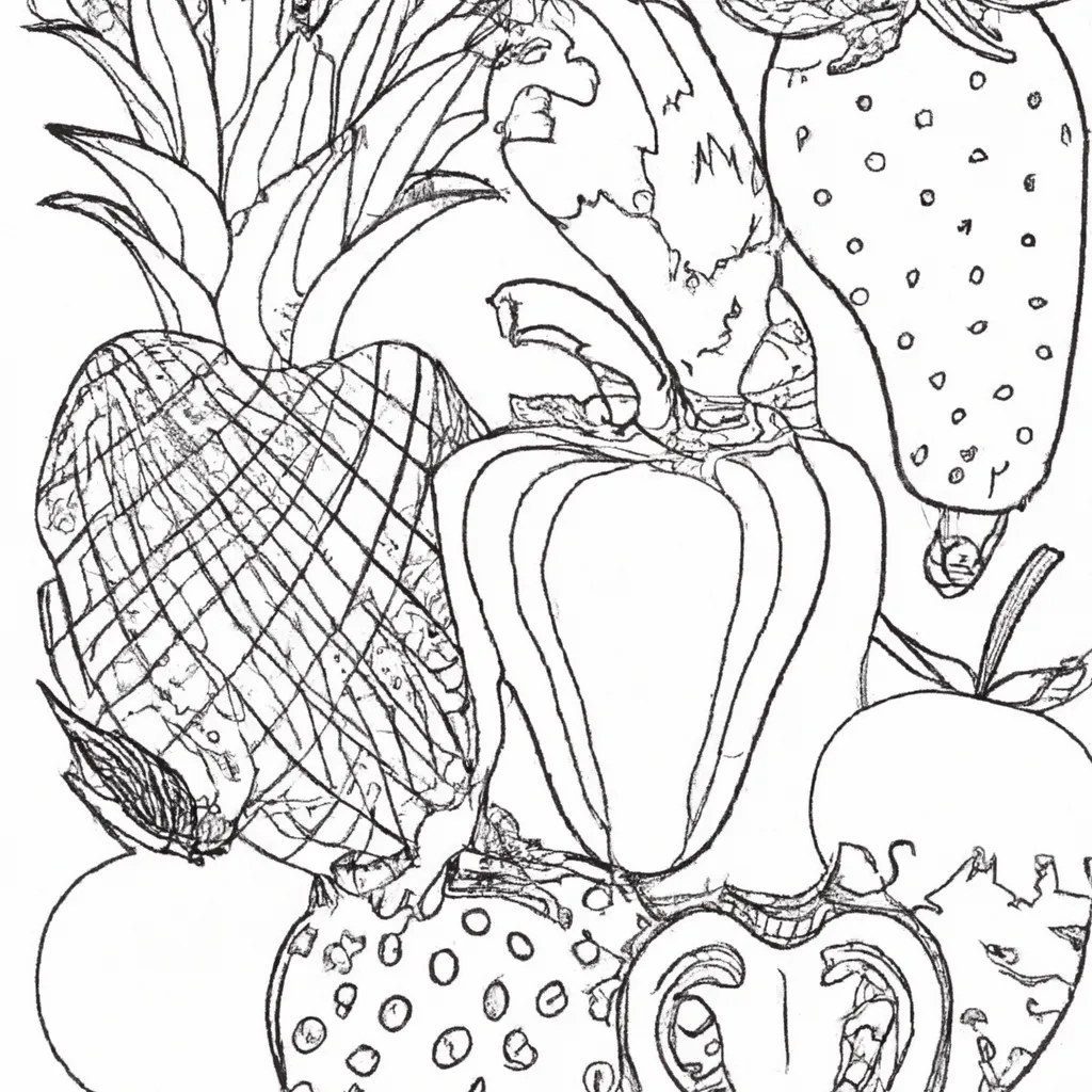 O Poder Da Cor: Desenhos De Frutas E Legumes Para Colorir 13 O Poder Da Cor: Desenhos De Frutas E Legumes Para Colorir 12
