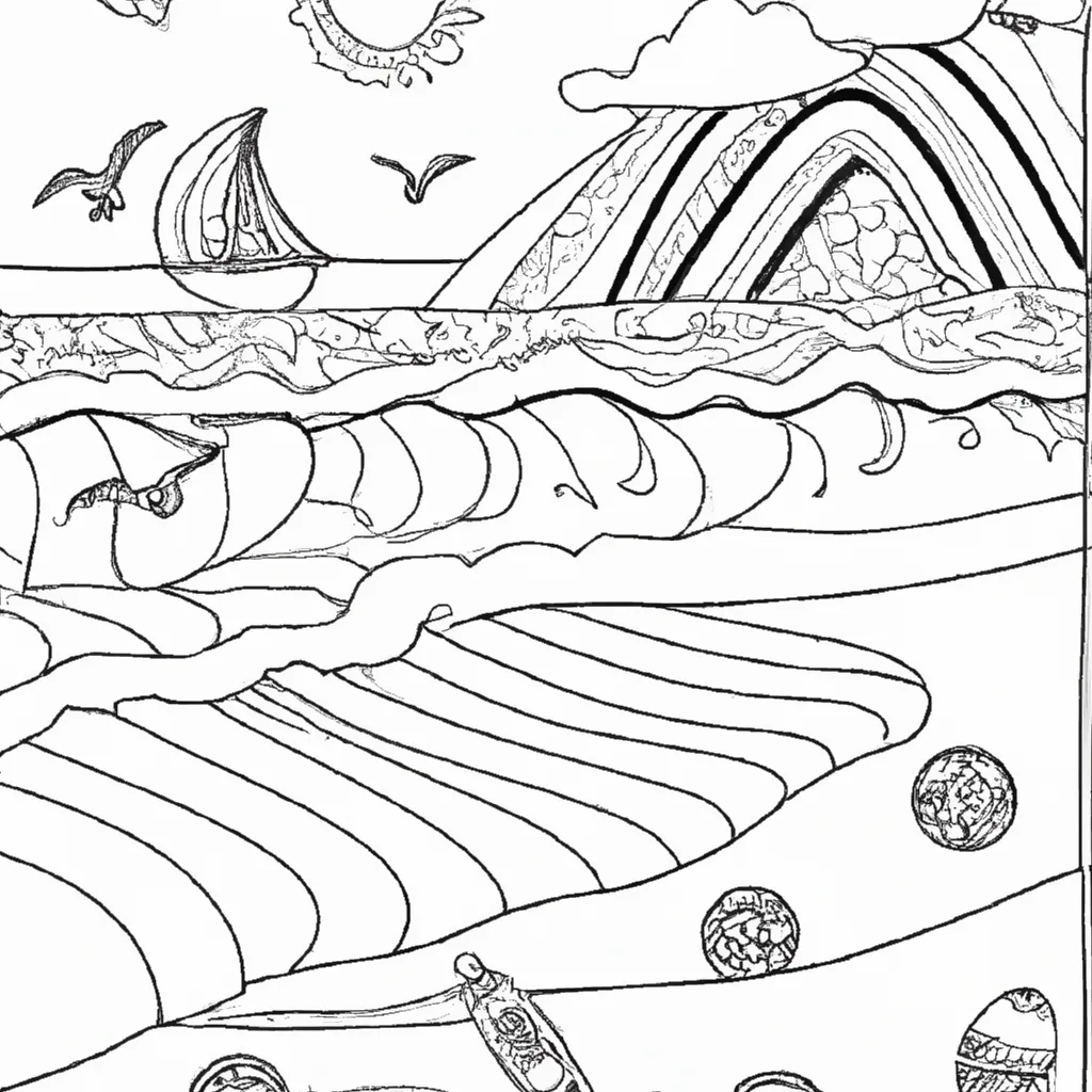 Capture A Beleza Do Mar: Desenhos De Praias E Ondas Para Colorir 3 Capture A Beleza Do Mar: Desenhos De Praias E Ondas Para Colorir 2