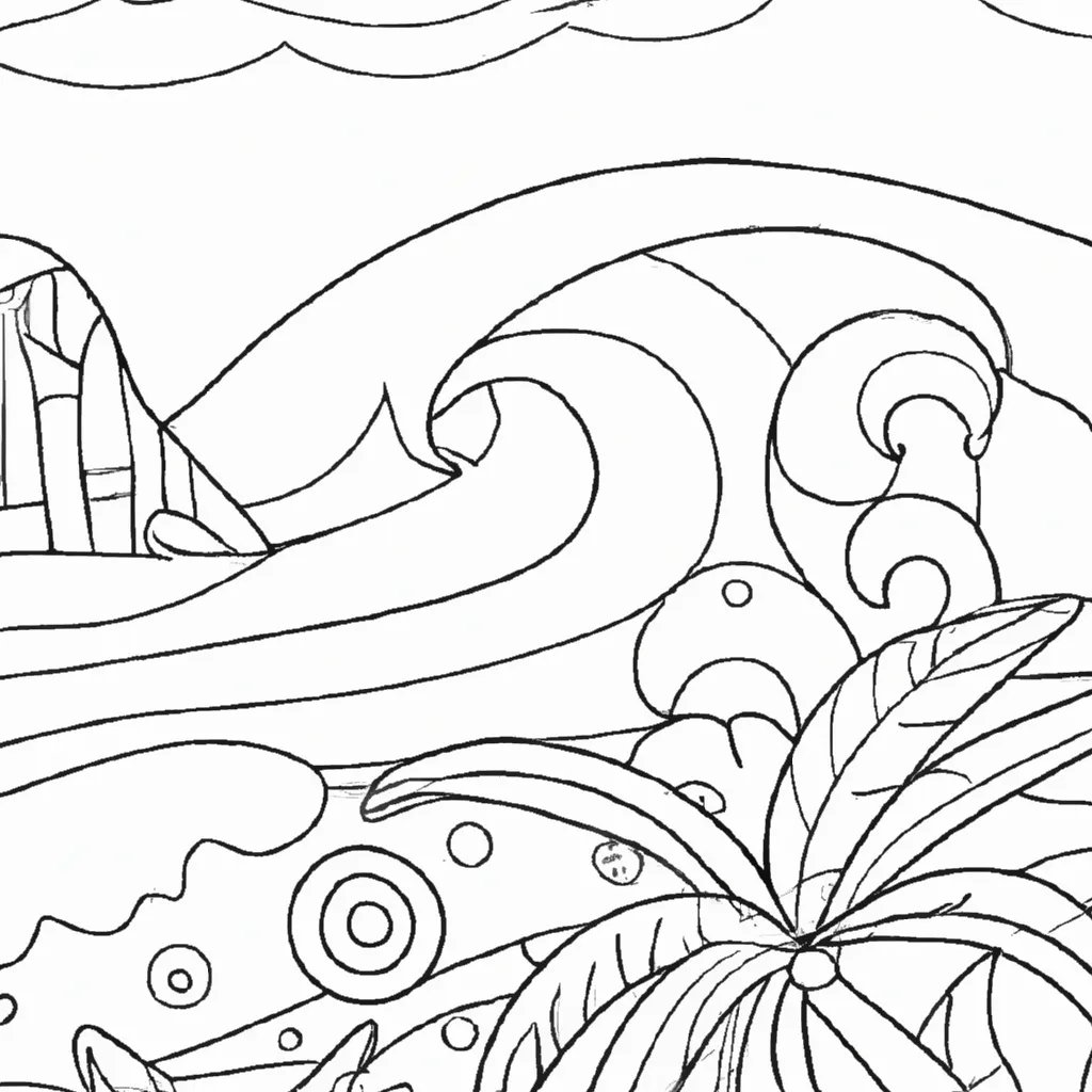 Capture A Beleza Do Mar: Desenhos De Praias E Ondas Para Colorir 23 Capture A Beleza Do Mar: Desenhos De Praias E Ondas Para Colorir 22