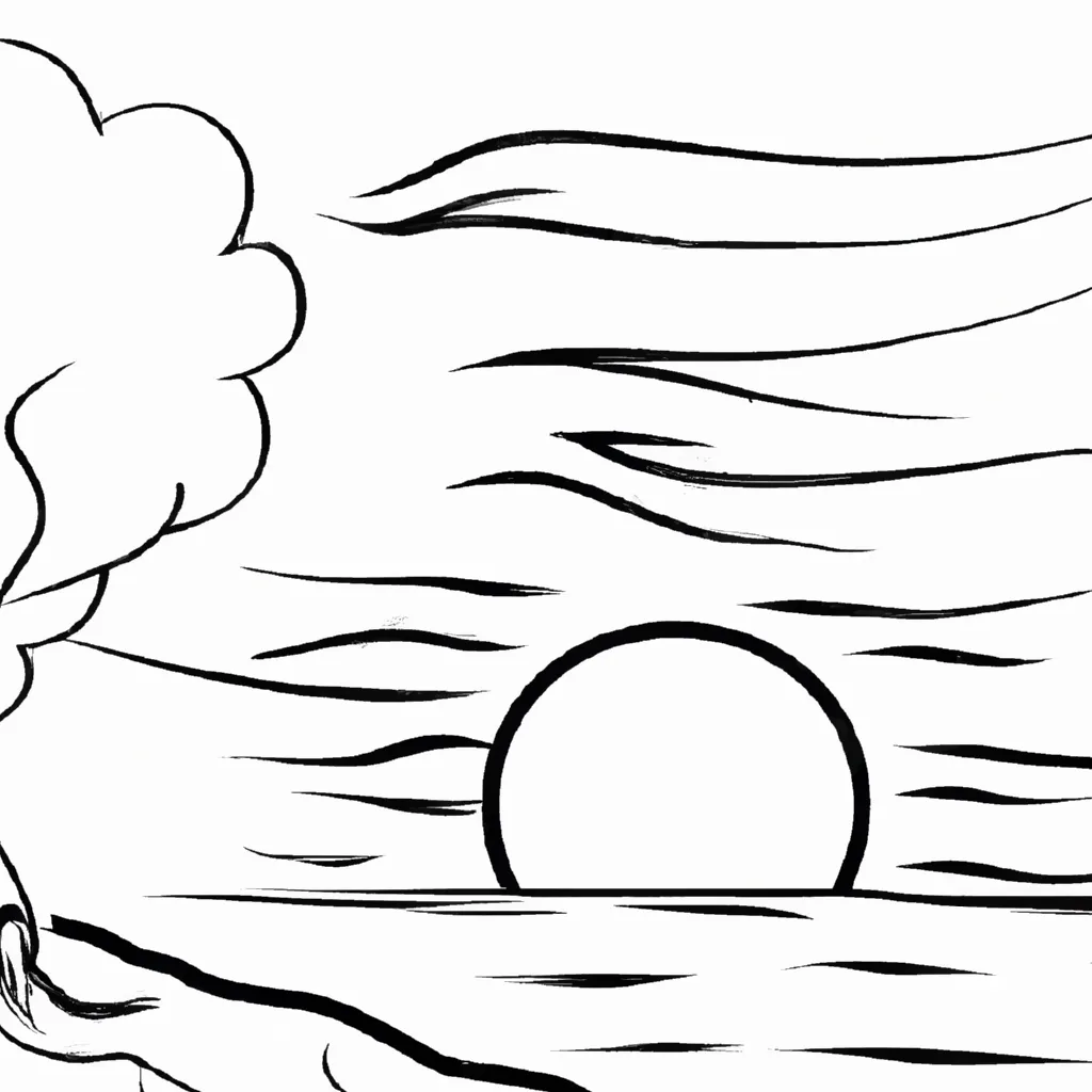 As Cores Do Por Do Sol: Desenhos Inspiradores Para Colorir 24