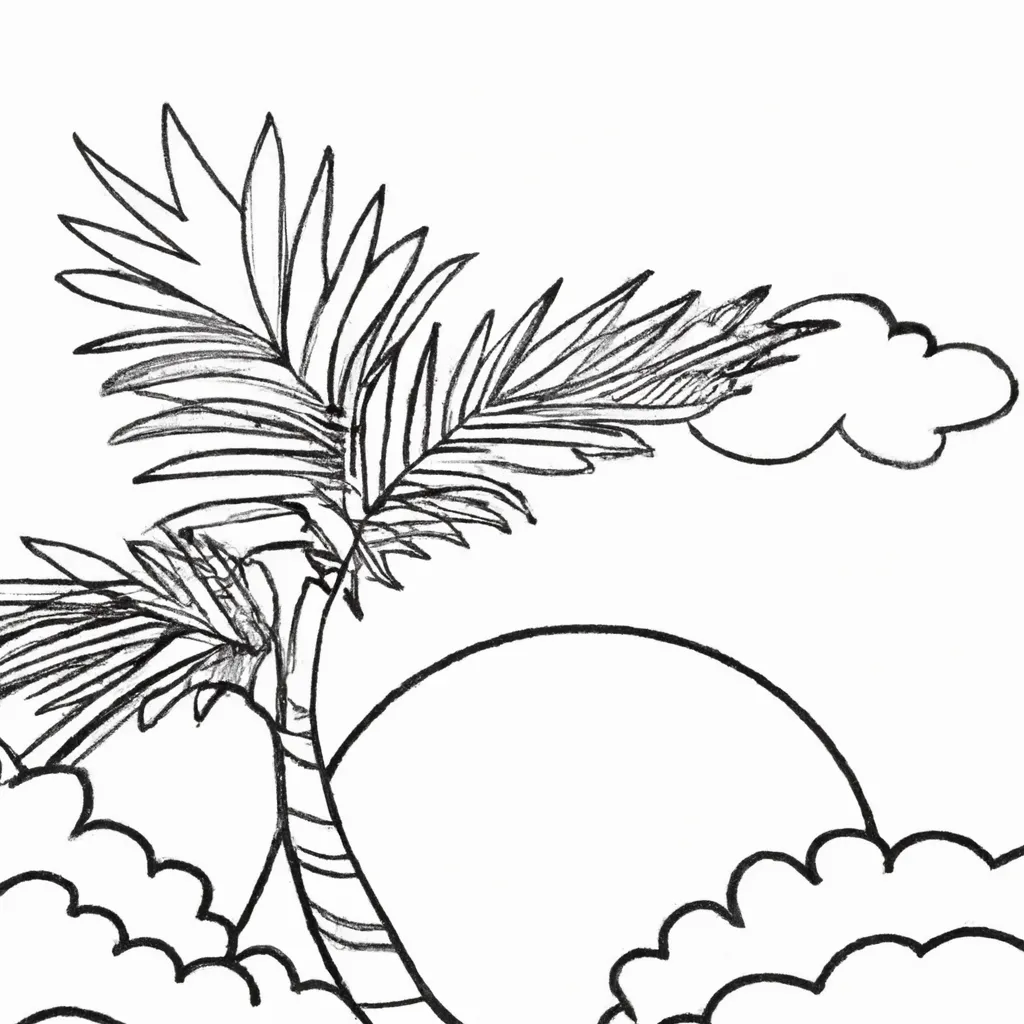 As Cores Do Por Do Sol: Desenhos Inspiradores Para Colorir 18