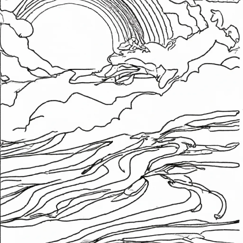 As Cores Do Por Do Sol: Desenhos Inspiradores Para Colorir 12