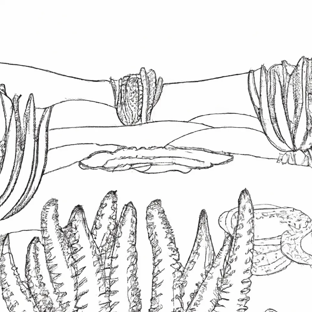 Oásis De Cores: Desenhos De Deserto Para Colorir 18