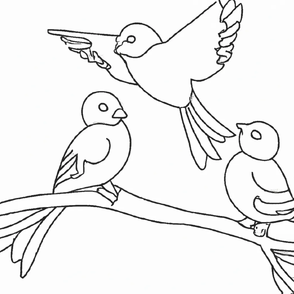 Voe Alto: Desenhos De Pássaros Para Colorir 7 Voe Alto: Desenhos De Pássaros Para Colorir 6