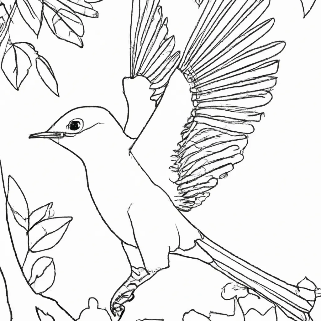 Voe Alto: Desenhos De Pássaros Para Colorir 9 Voe Alto: Desenhos De Pássaros Para Colorir 8