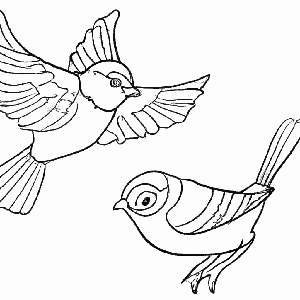 Voe Alto: Desenhos De Pássaros Para Colorir 13 Voe Alto: Desenhos De Pássaros Para Colorir 12