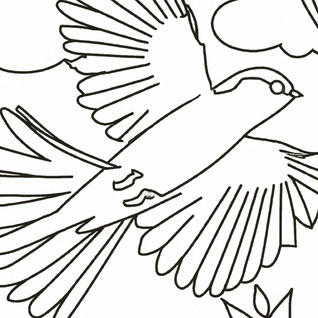 Voe Alto: Desenhos De Pássaros Para Colorir 17 Voe Alto: Desenhos De Pássaros Para Colorir 16