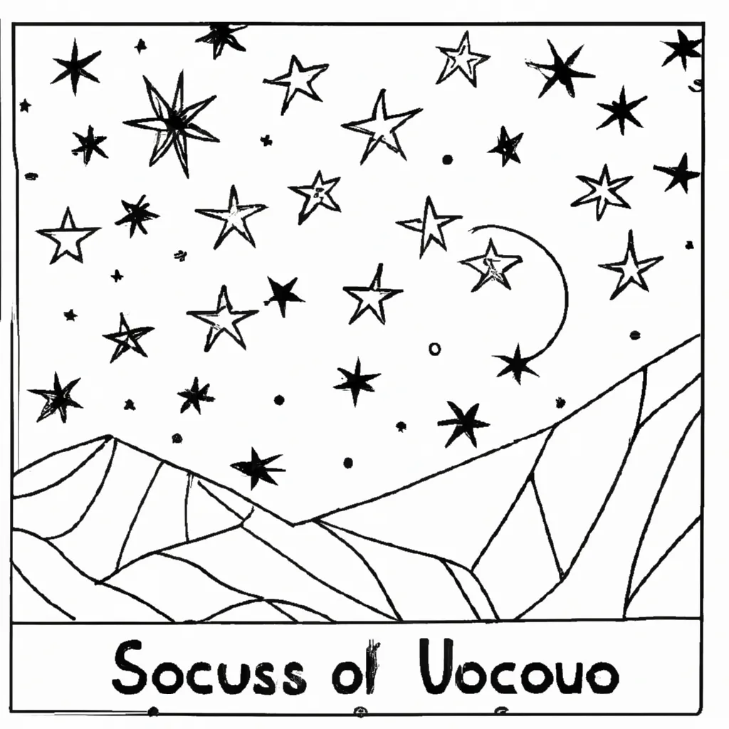 Sob O Céu Estrelado: Desenhos De Noites Naturais Para Colorir 25 Sob O Céu Estrelado: Desenhos De Noites Naturais Para Colorir 24
