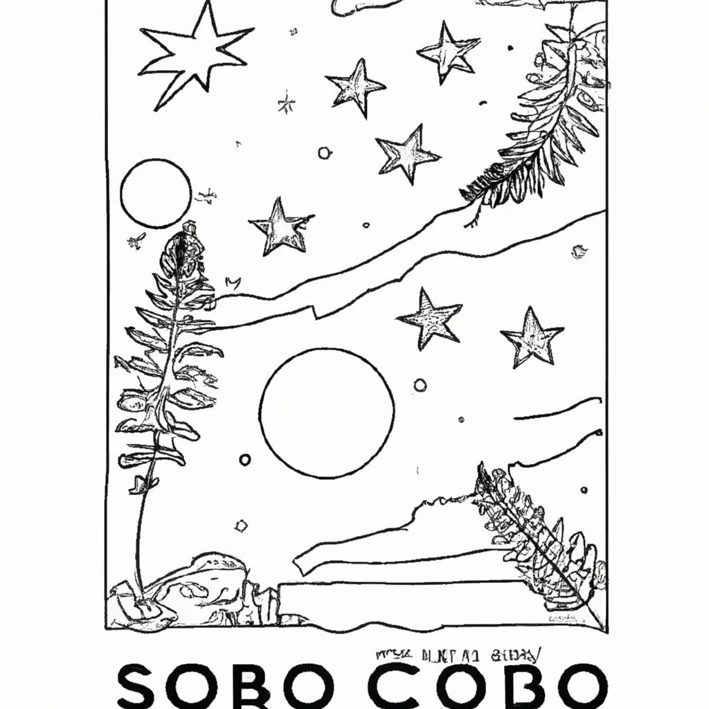 Sob O Céu Estrelado: Desenhos De Noites Naturais Para Colorir 19 Sob O Céu Estrelado: Desenhos De Noites Naturais Para Colorir 18