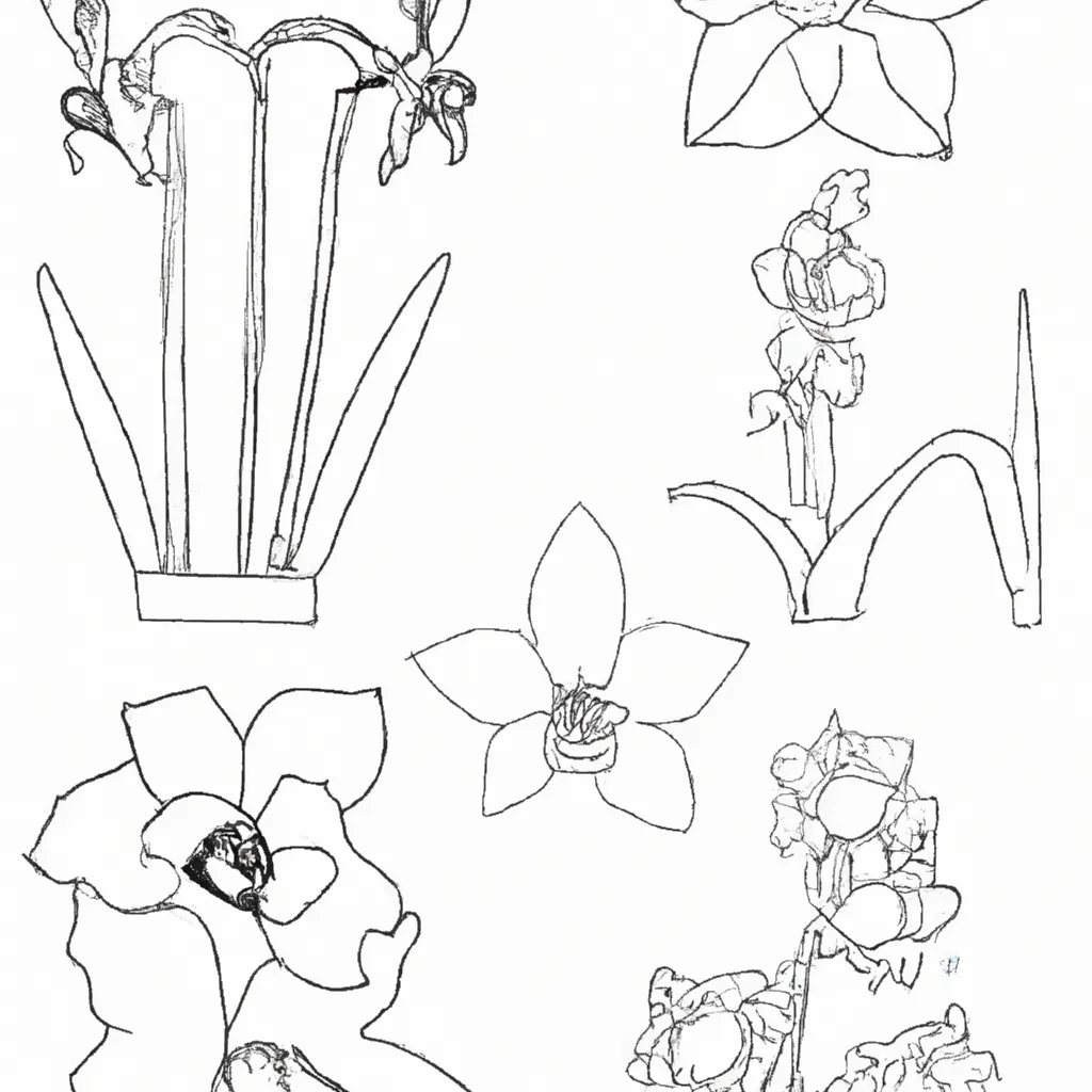 Cores Da Primavera: Desenhos De Flores Em Bloom Para Colorir 4