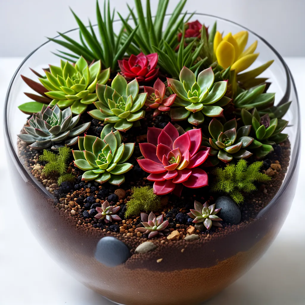 Como Fazer um Terrário de Suculentas com Flores 3 Como Fazer um Terrário de Suculentas com Flores 2