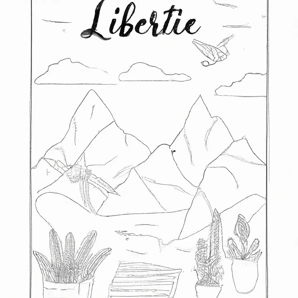 Liberte Seu Artista Interior Com Desenhos De Paisagens Para Colorir 24