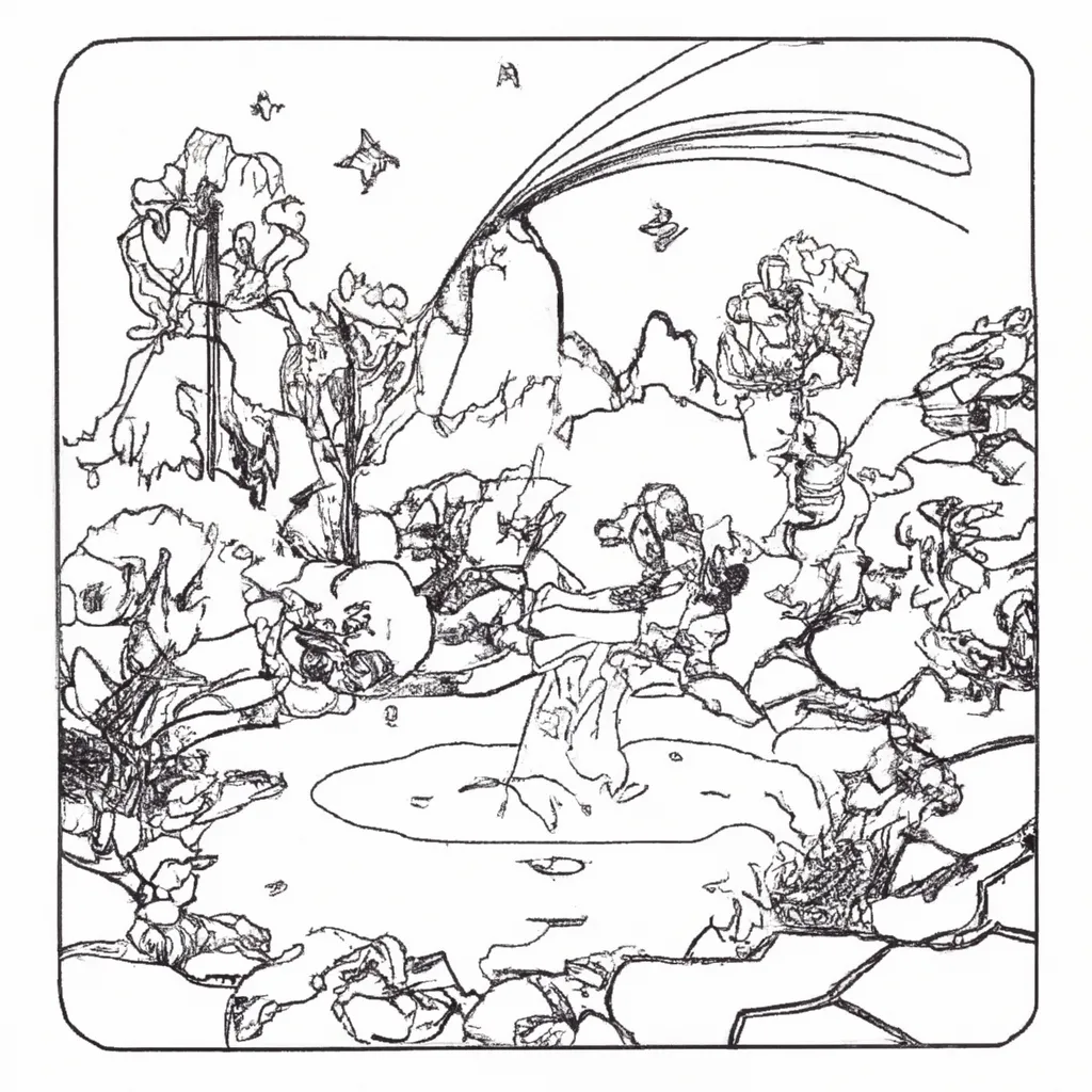 Faça A Mágica Acontecer: Desenhos De Paisagens De Sonhos Para Colorir 10