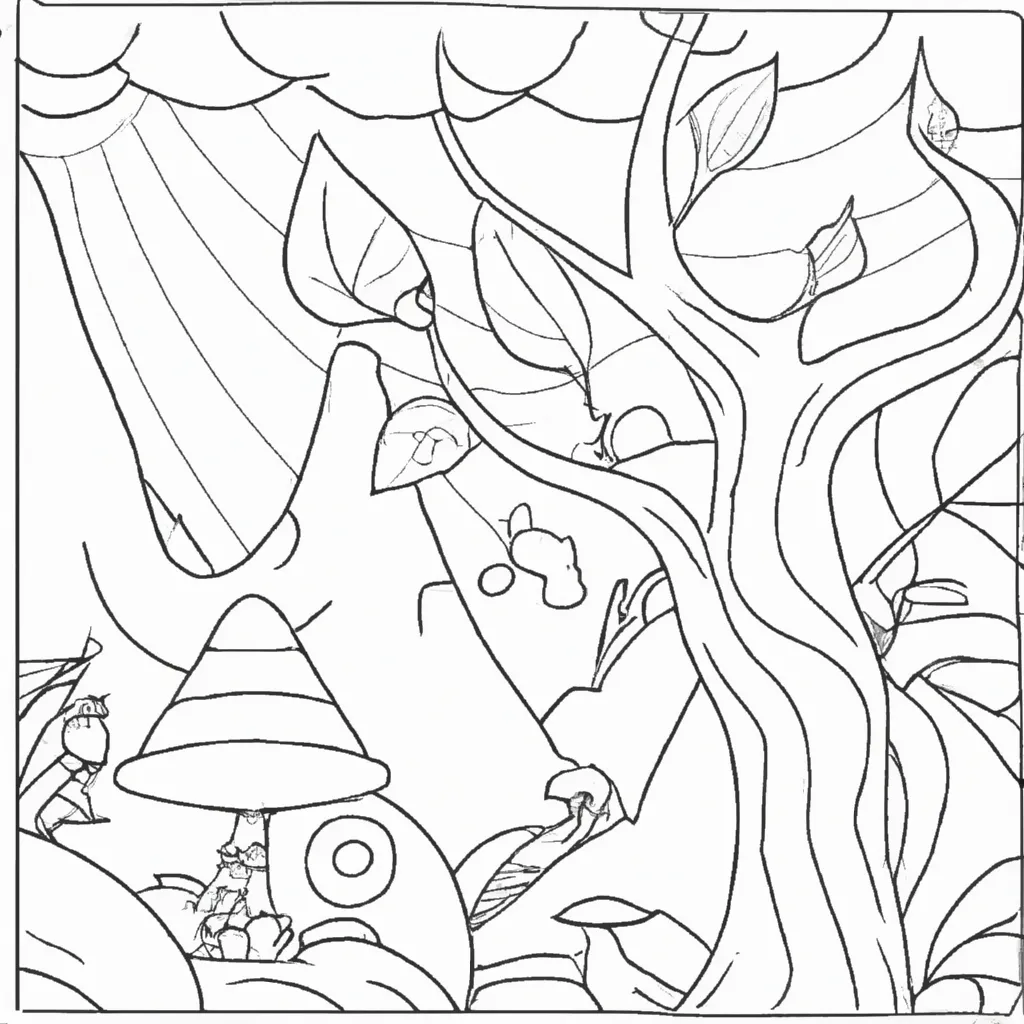 Faça A Mágica Acontecer: Desenhos De Paisagens De Sonhos Para Colorir 22