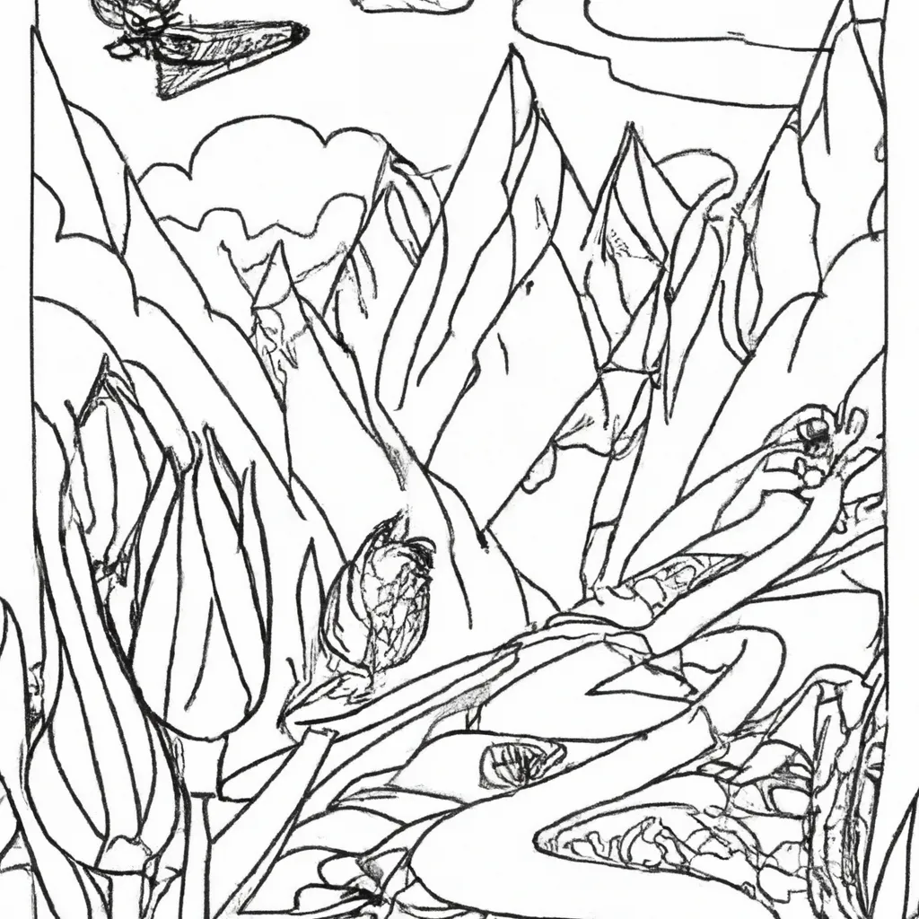 Encante-Se Com Estes Desenhos De Paisagens Místicas Para Colorir 1 Encante-Se Com Estes Desenhos De Paisagens Místicas Para Colorir