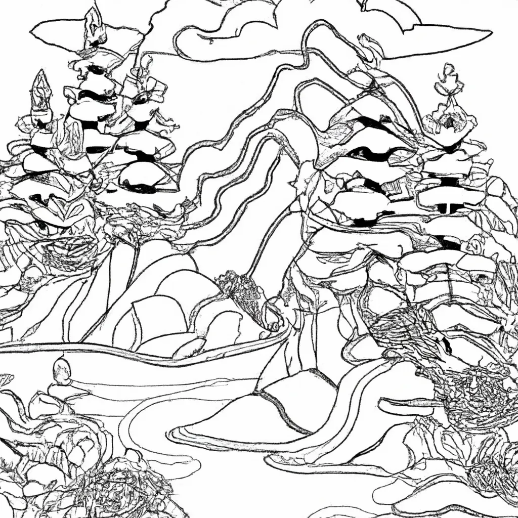 Encante-Se Com Estes Desenhos De Paisagens Místicas Para Colorir 19 Encante-Se Com Estes Desenhos De Paisagens Místicas Para Colorir 18