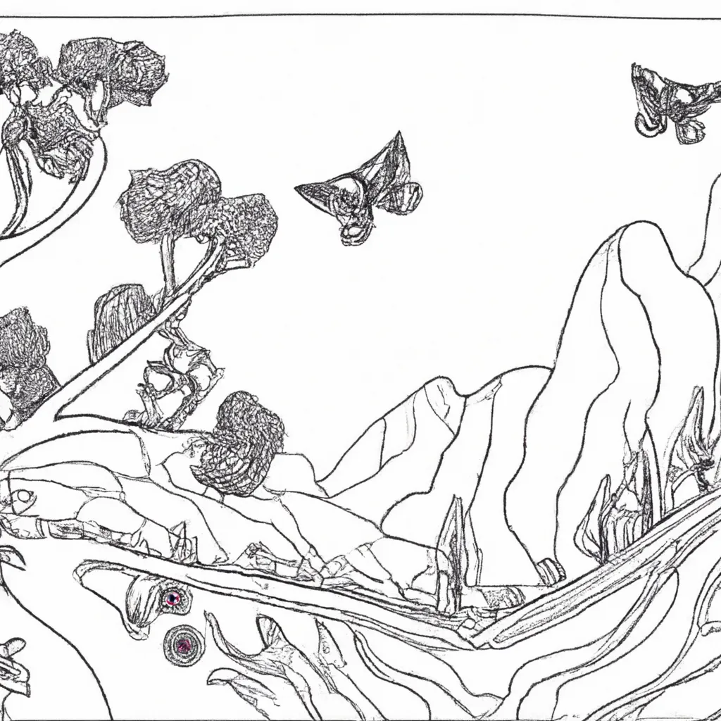Encante-Se Com Estes Desenhos De Paisagens Místicas Para Colorir 13 Encante-Se Com Estes Desenhos De Paisagens Místicas Para Colorir 12