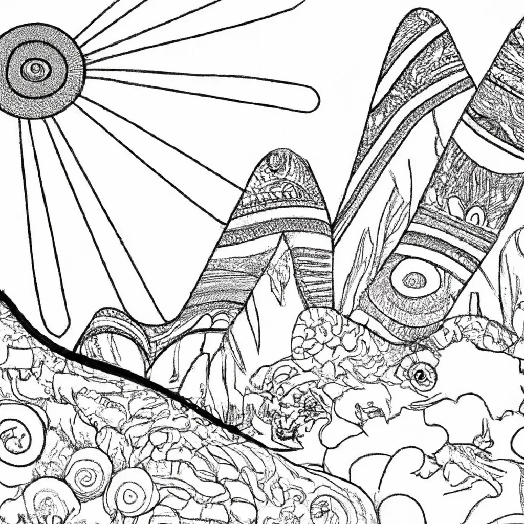 Encante-Se Com Estes Desenhos De Paisagens Místicas Para Colorir 17 Encante-Se Com Estes Desenhos De Paisagens Místicas Para Colorir 16