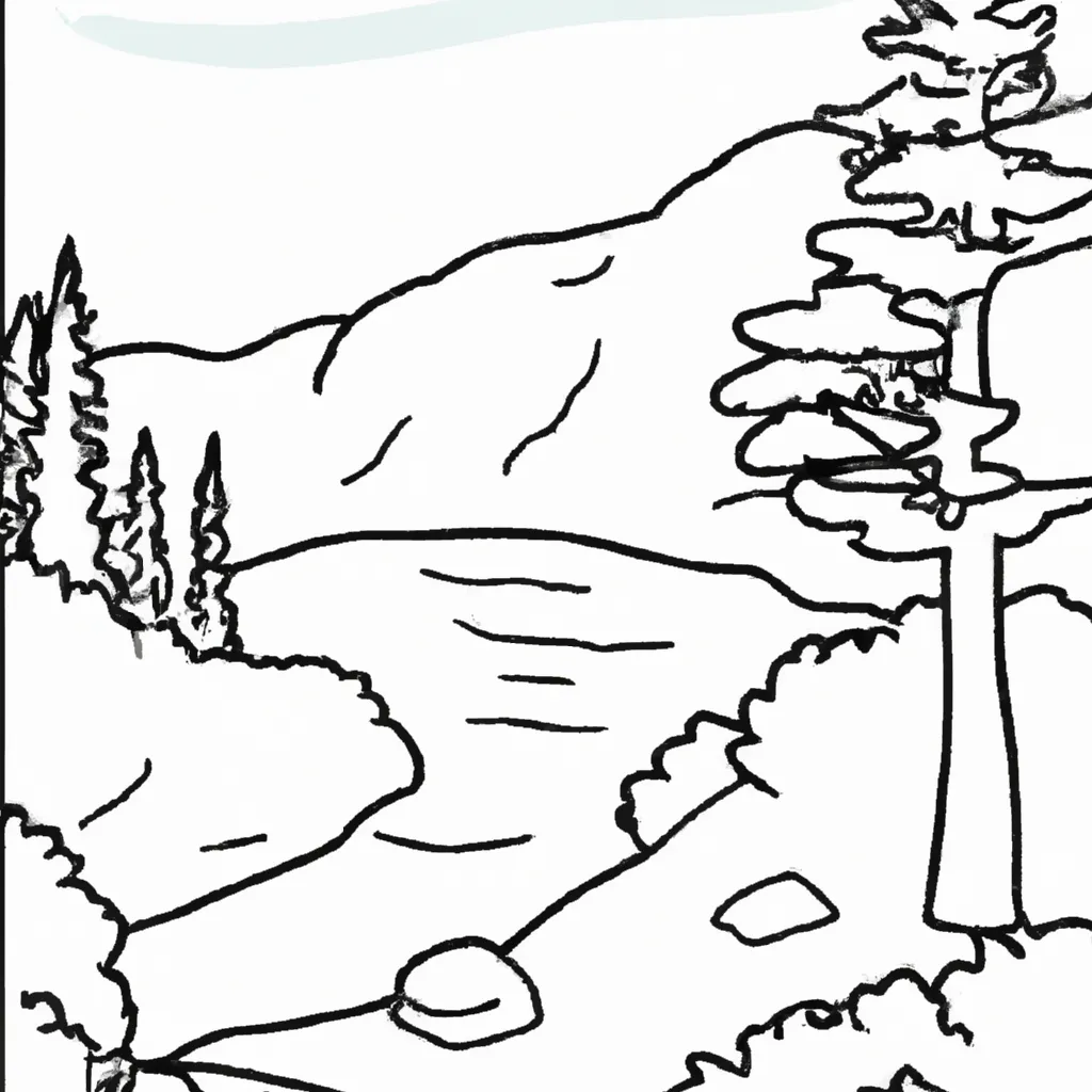 Transforme Desenhos Em Obras De Arte: Paisagens Para Colorir 3 Transforme Desenhos Em Obras De Arte: Paisagens Para Colorir 2