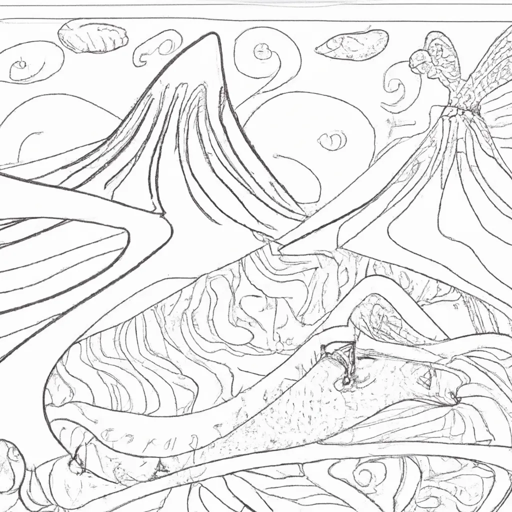 Além Das Linhas: Desenhos De Paisagens Surreais Para Colorir 2