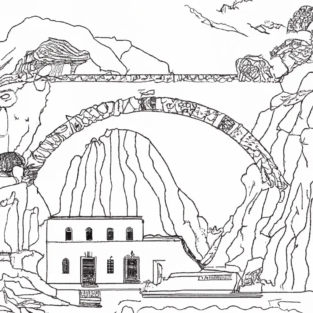 Viaje Na História Com Desenhos De Paisagens Antigas Para Colorir 18