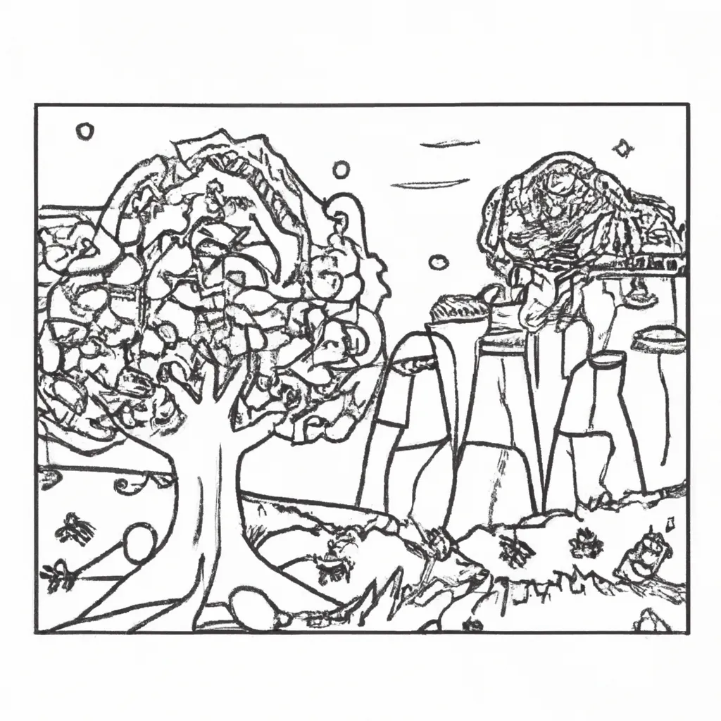Junte-Se À Tendência: Desenhos De Paisagens Para Colorir 2