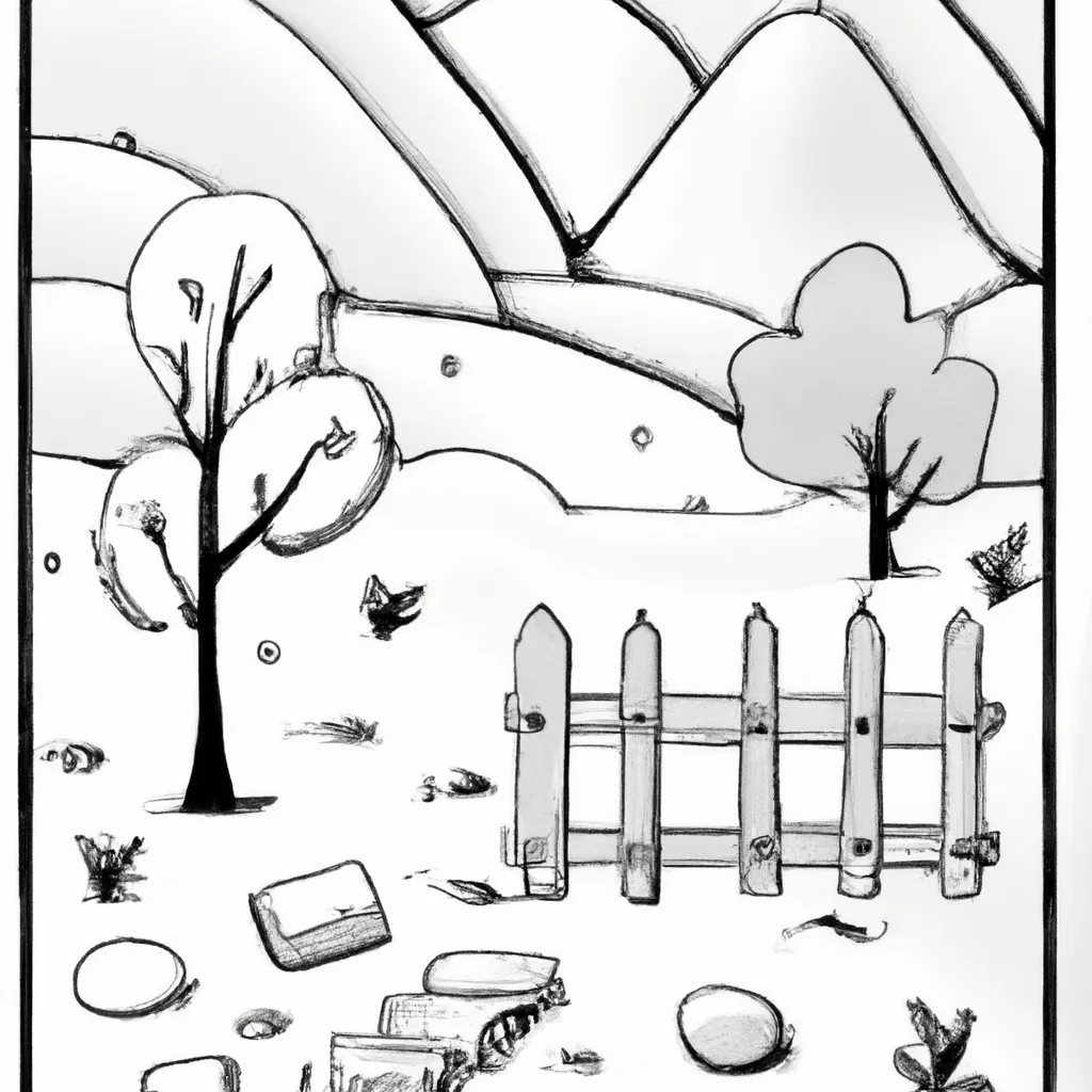Junte-Se À Tendência: Desenhos De Paisagens Para Colorir 10