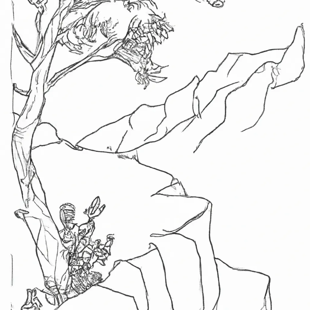 Junte-Se À Tendência: Desenhos De Paisagens Para Colorir 28