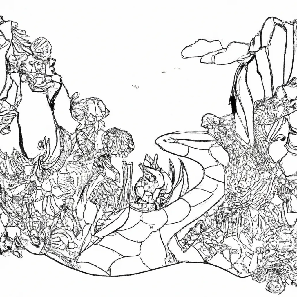 Junte-Se À Tendência: Desenhos De Paisagens Para Colorir 12