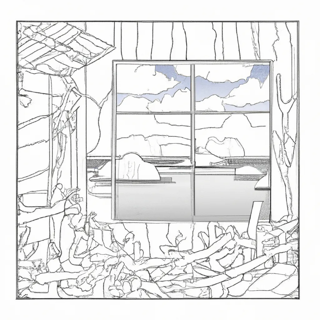 Criando Obras De Arte Com Desenhos De Paisagens Para Colorir 16