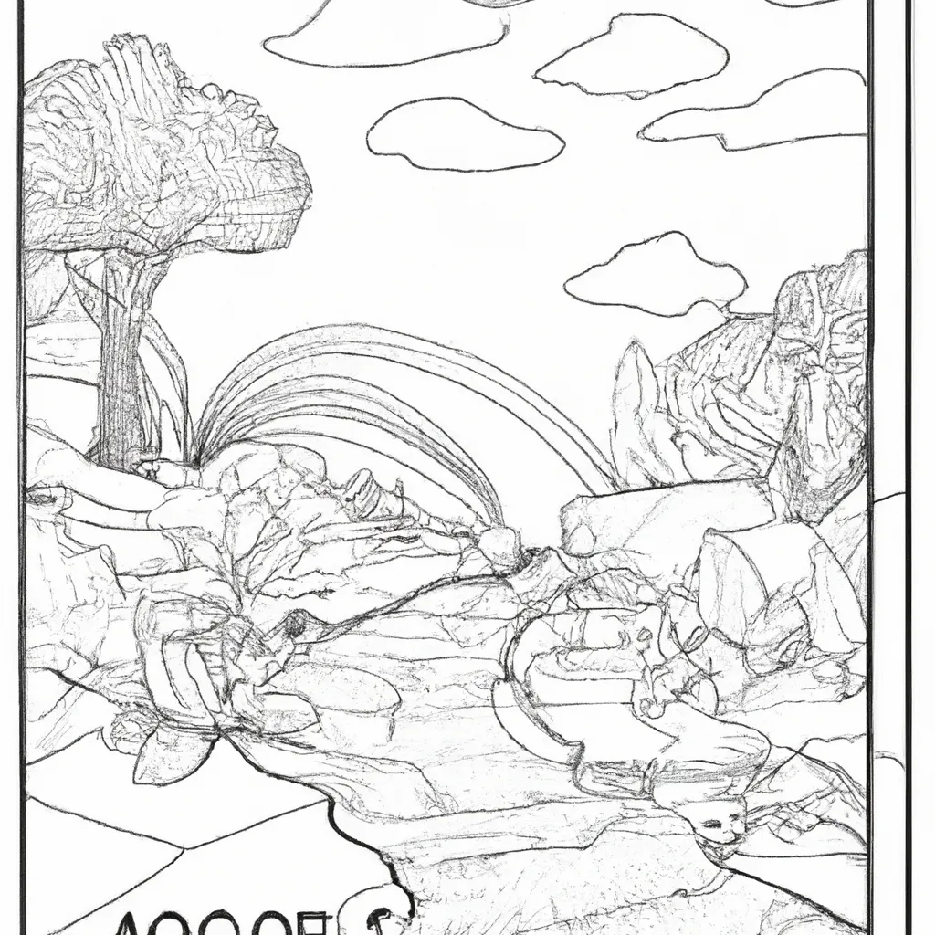 A Arte De Colorir Desenhos De Paisagens: Um Guia Passo A Passo 10