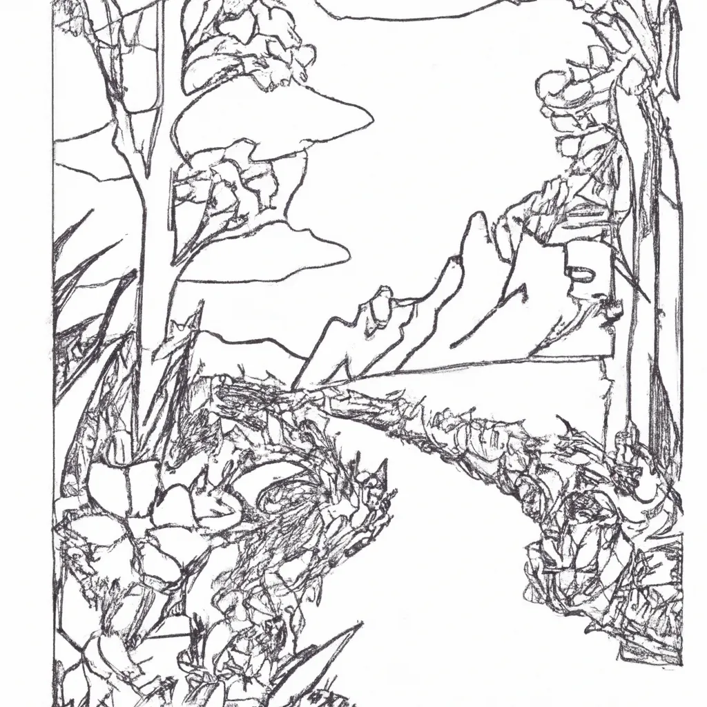 A Arte De Colorir Desenhos De Paisagens: Um Guia Passo A Passo 26