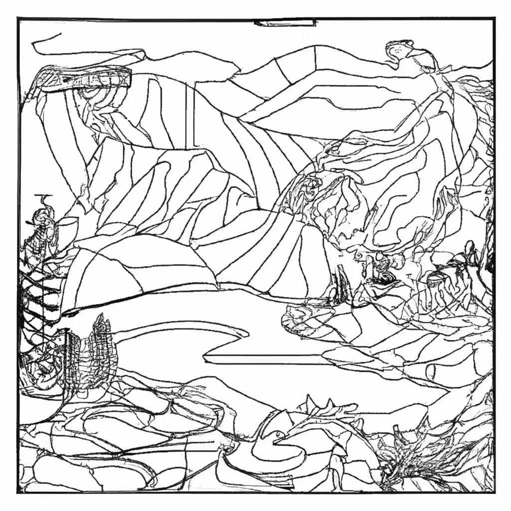 Seu Guia Inspirador Para Colorir Desenhos De Paisagens 22