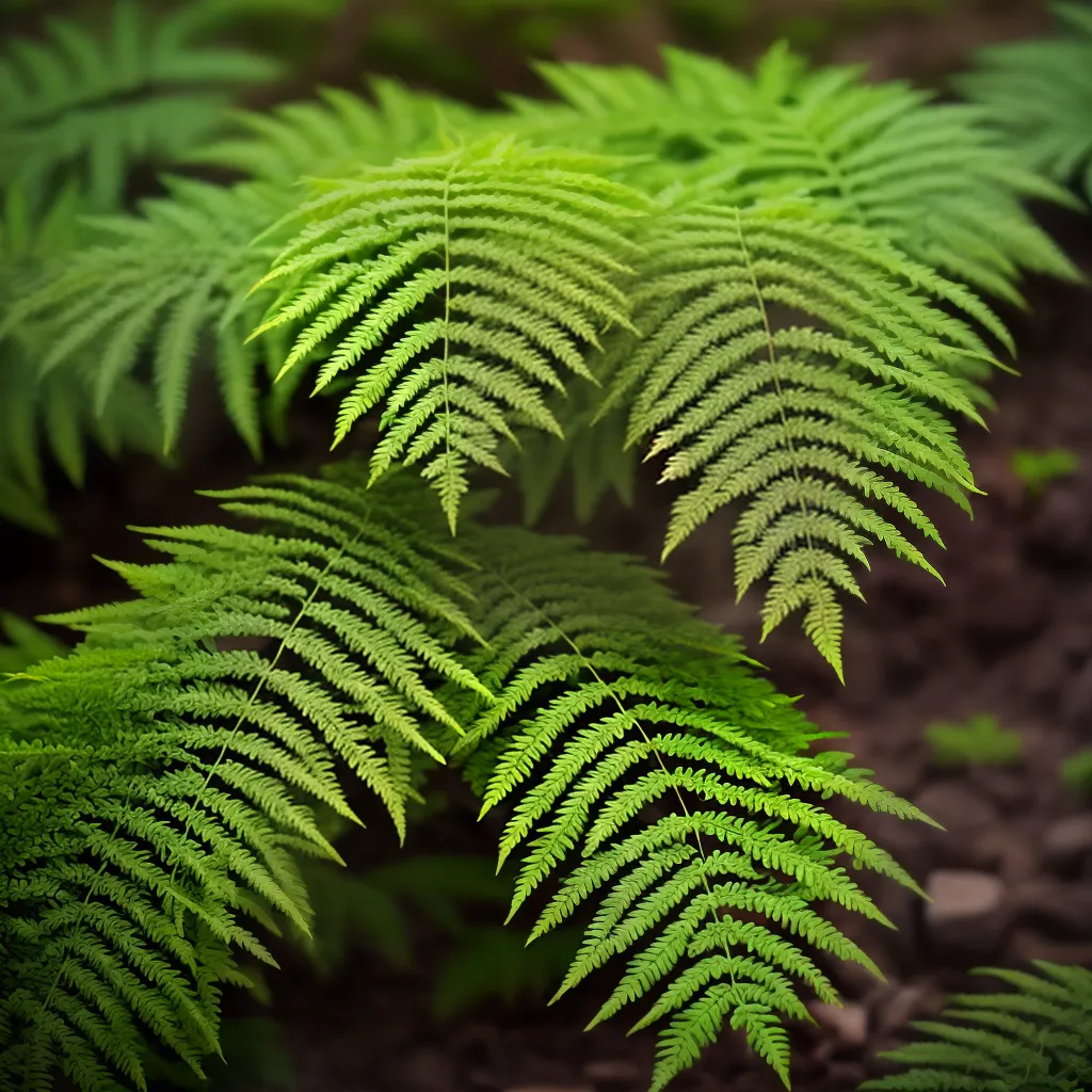Samambaia-japonesa: Originária do Japão, com folhas pendentes e suaves. 10