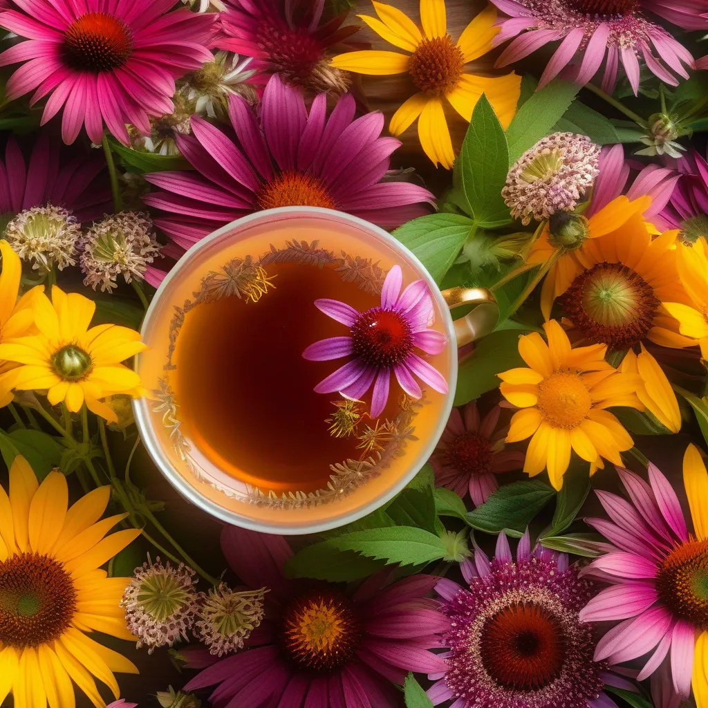 Chá de Echinacea: Aumente Sua Imunidade com Esta Bebida 5 Chá de Echinacea: Aumente Sua Imunidade com Esta Bebida 4