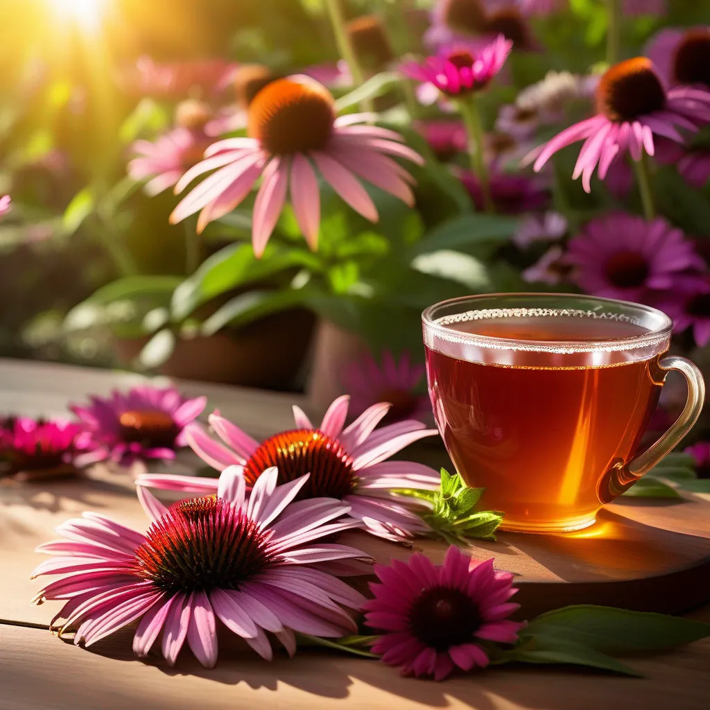 Chá de Echinacea: Aumente Sua Imunidade com Esta Bebida 9 Chá de Echinacea: Aumente Sua Imunidade com Esta Bebida 8